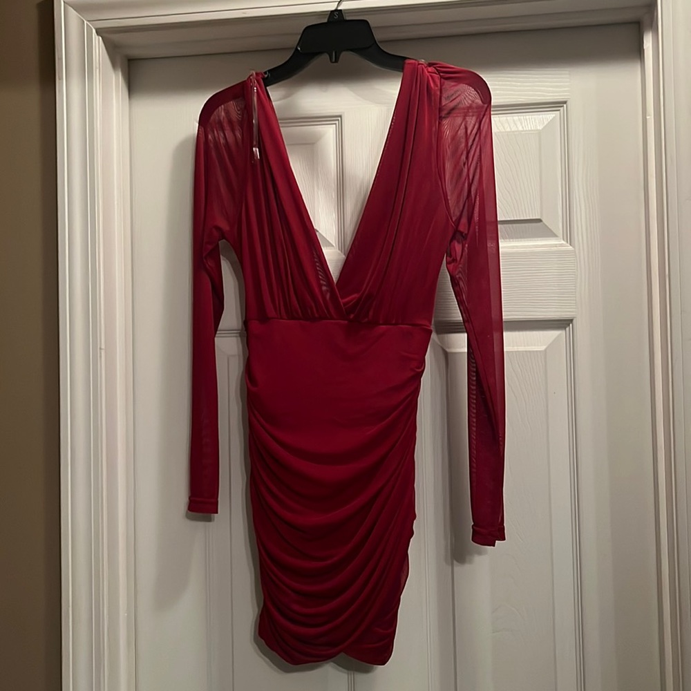RED FASHION NOVA SEXY DRESS
